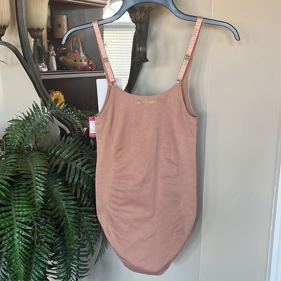 Brand New Vince Camuto No-Show Sculpting Bodysuit Seamless Beige Shapewear - Picture 7 of 11